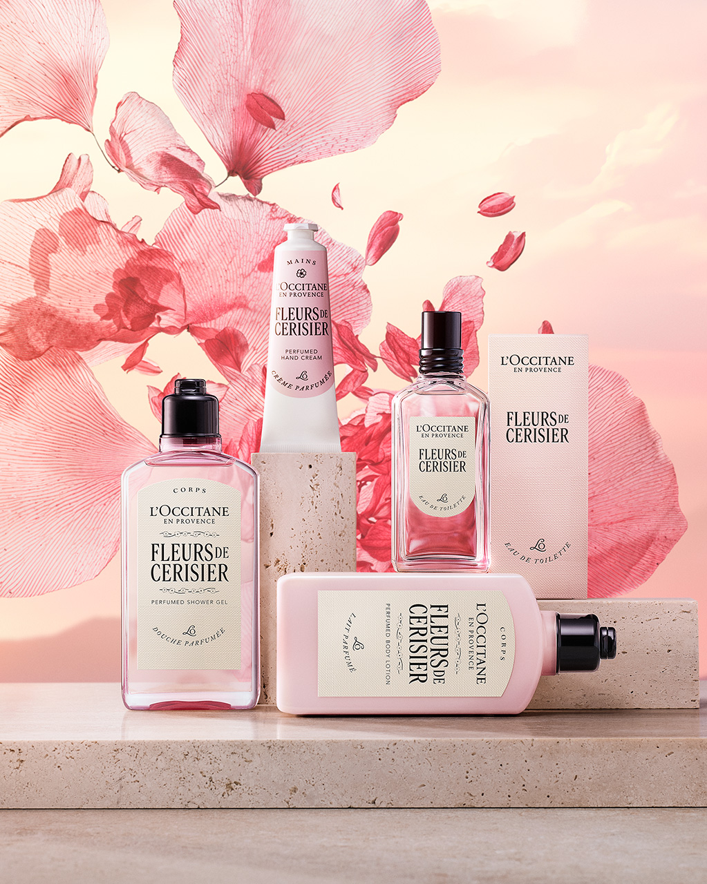 Loção Corporal Perfumada Fleurs de Cerisier 75mL (Flor de